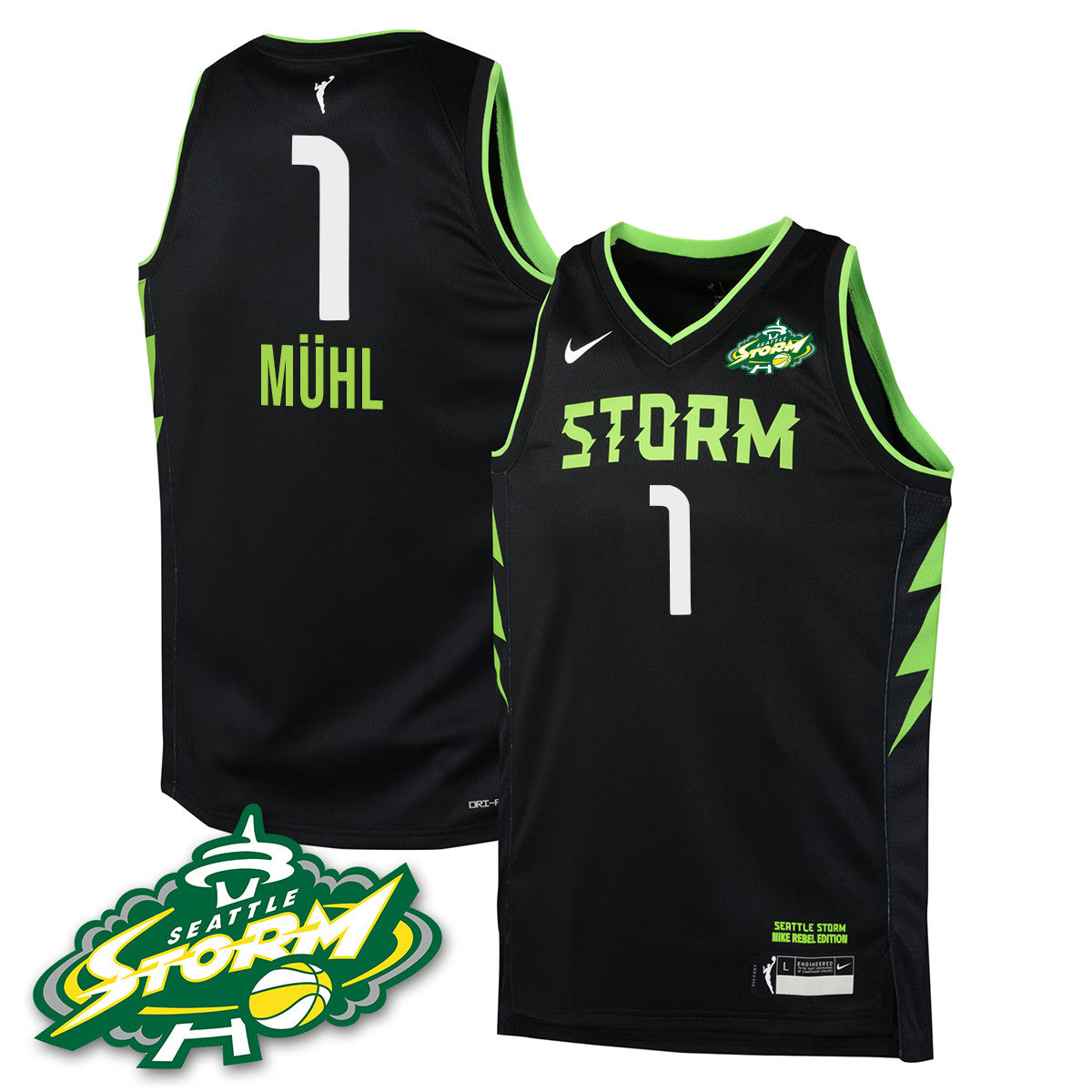 Men's Seattle Storm 2025 Vapor Limited Jersey - All Stitched