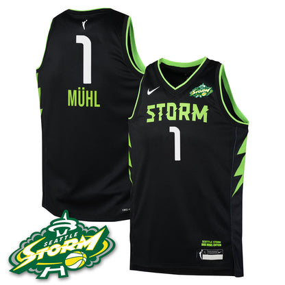 Men's Seattle Storm 2025 Vapor Limited Jersey - All Stitched
