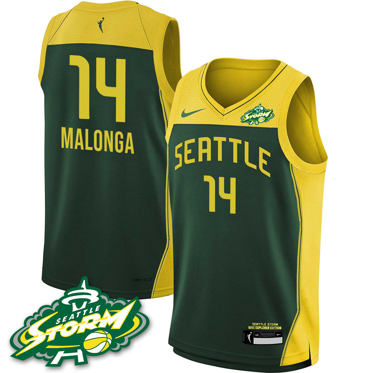 Men's Seattle Storm 2025 Vapor Limited Jersey - All Stitched