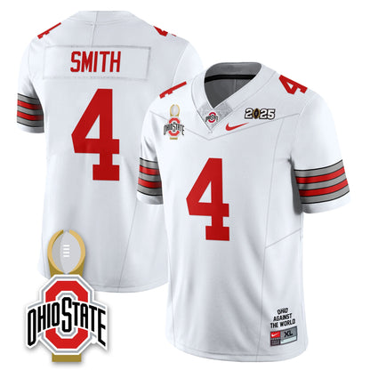 Men's Ohio State Buckeyes 2025 National Champions Jersey N10 - All Stitched