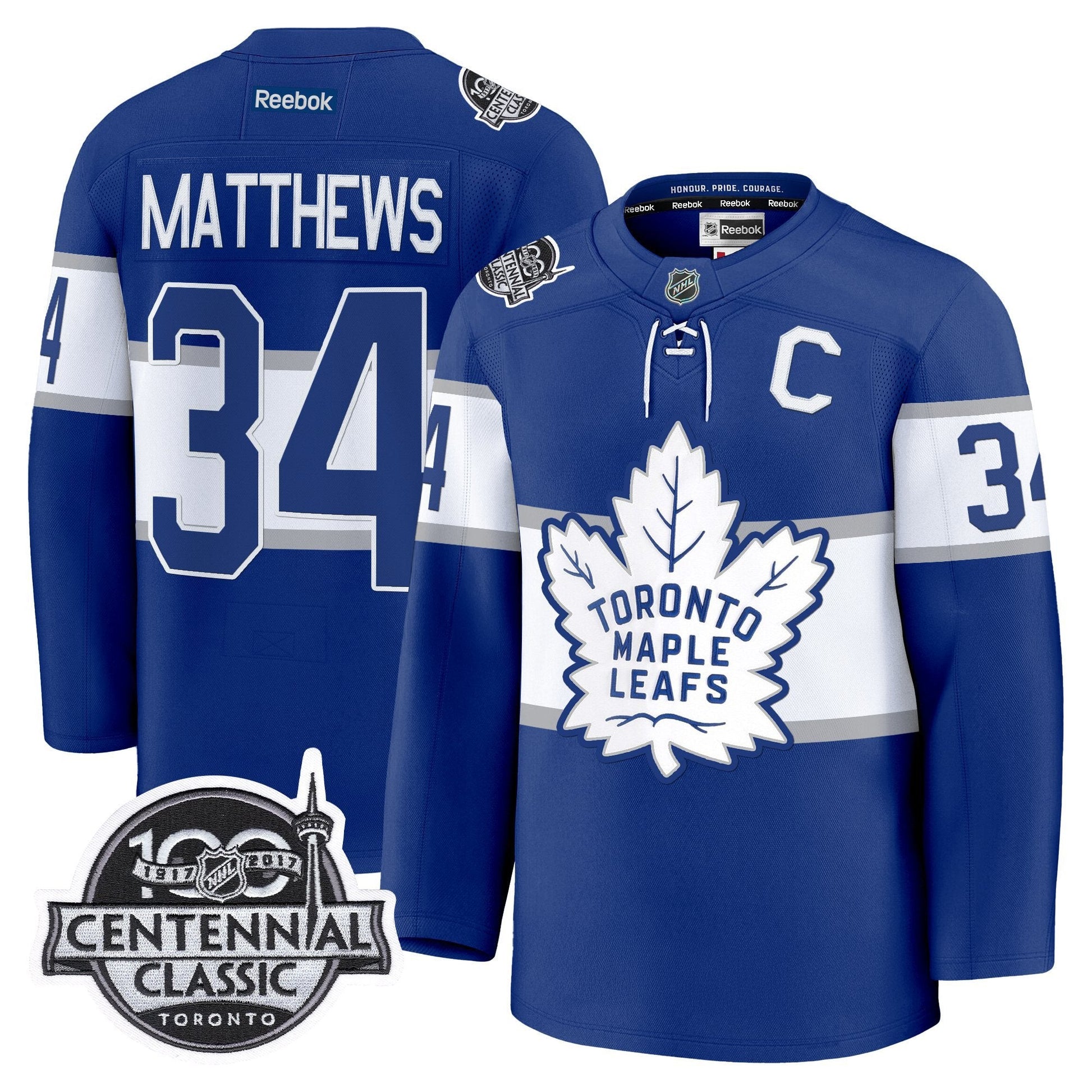 Men's Toronto Maple Leafs Timeless Premium Jersey - All Stitched