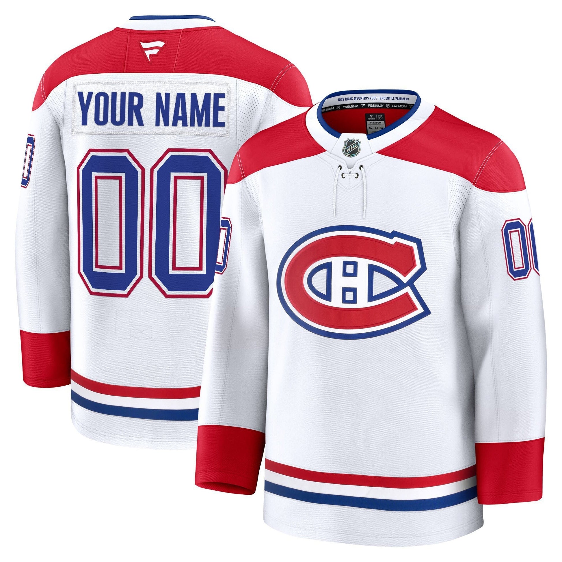 Montreal Canadiens Timeless Premium Custom Jersey - All Stitched