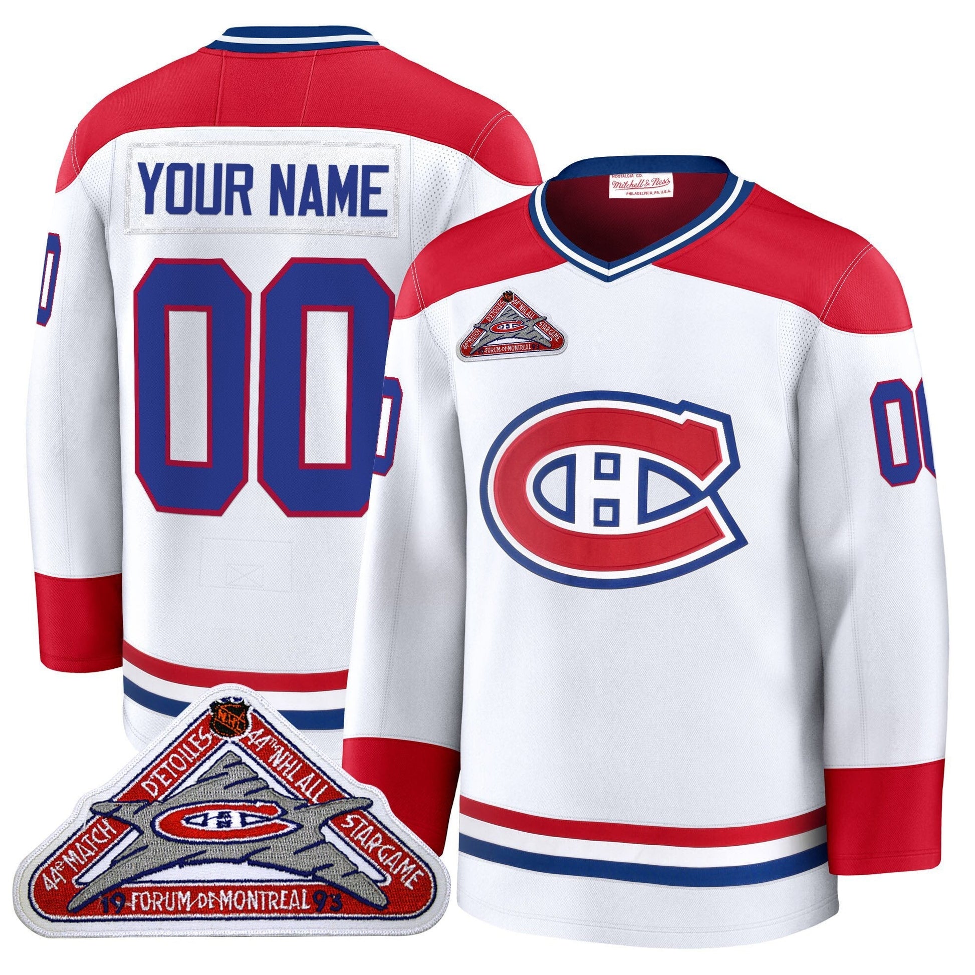 Montreal Canadiens Timeless Premium Custom Jersey - All Stitched