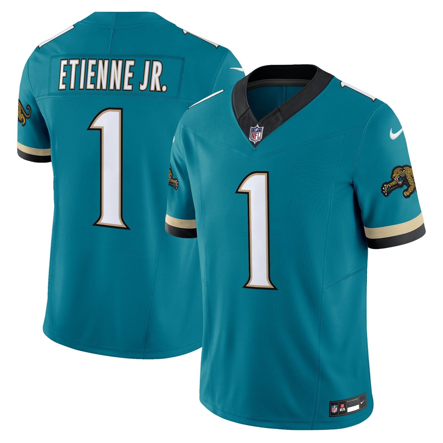 Men's Jacksonville Jaguars Throwback Vapor Limited Jersey - All Stitched