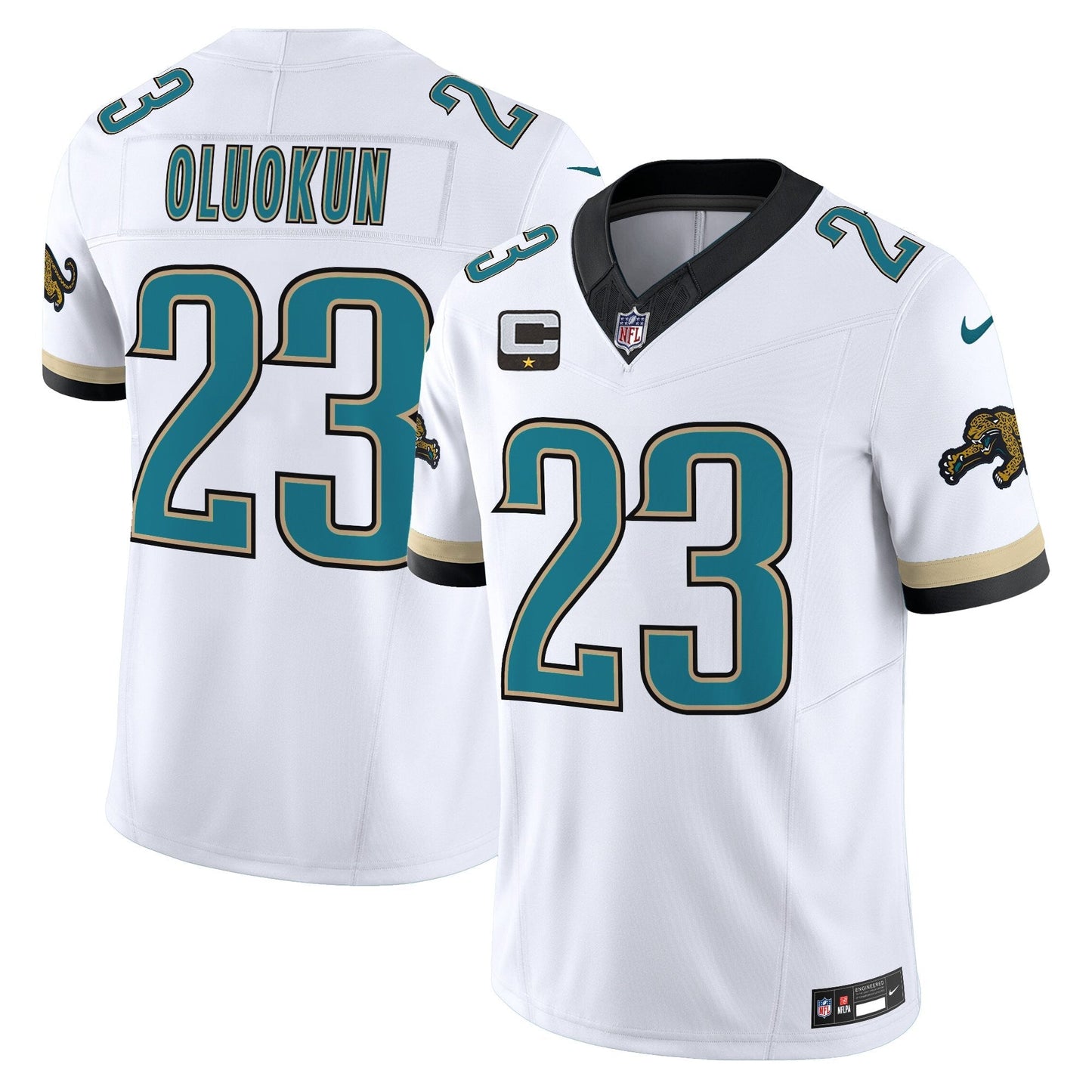 Men's Jacksonville Jaguars Throwback Vapor Limited Jersey - All Stitched