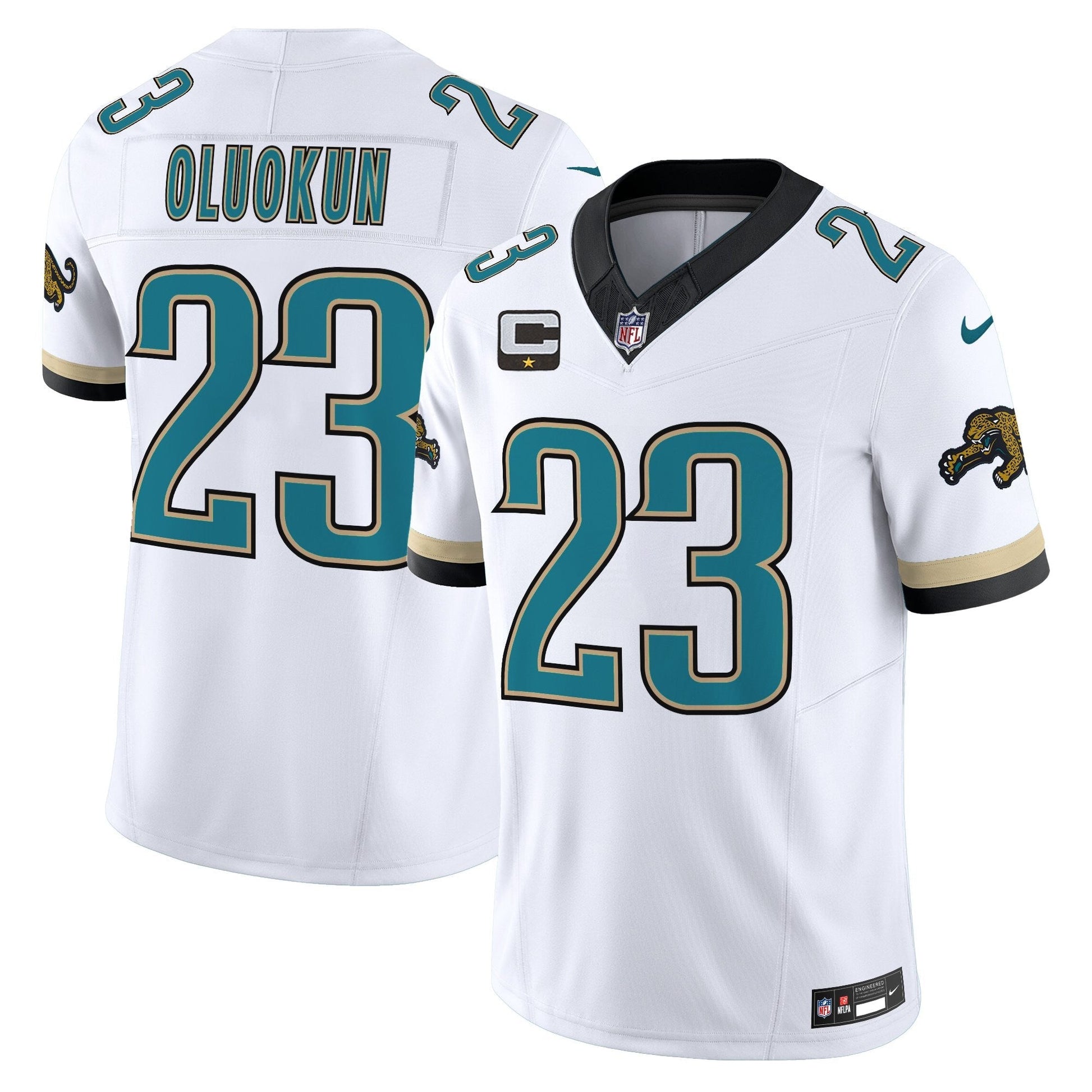Men's Jacksonville Jaguars Throwback Vapor Limited Jersey - All Stitched