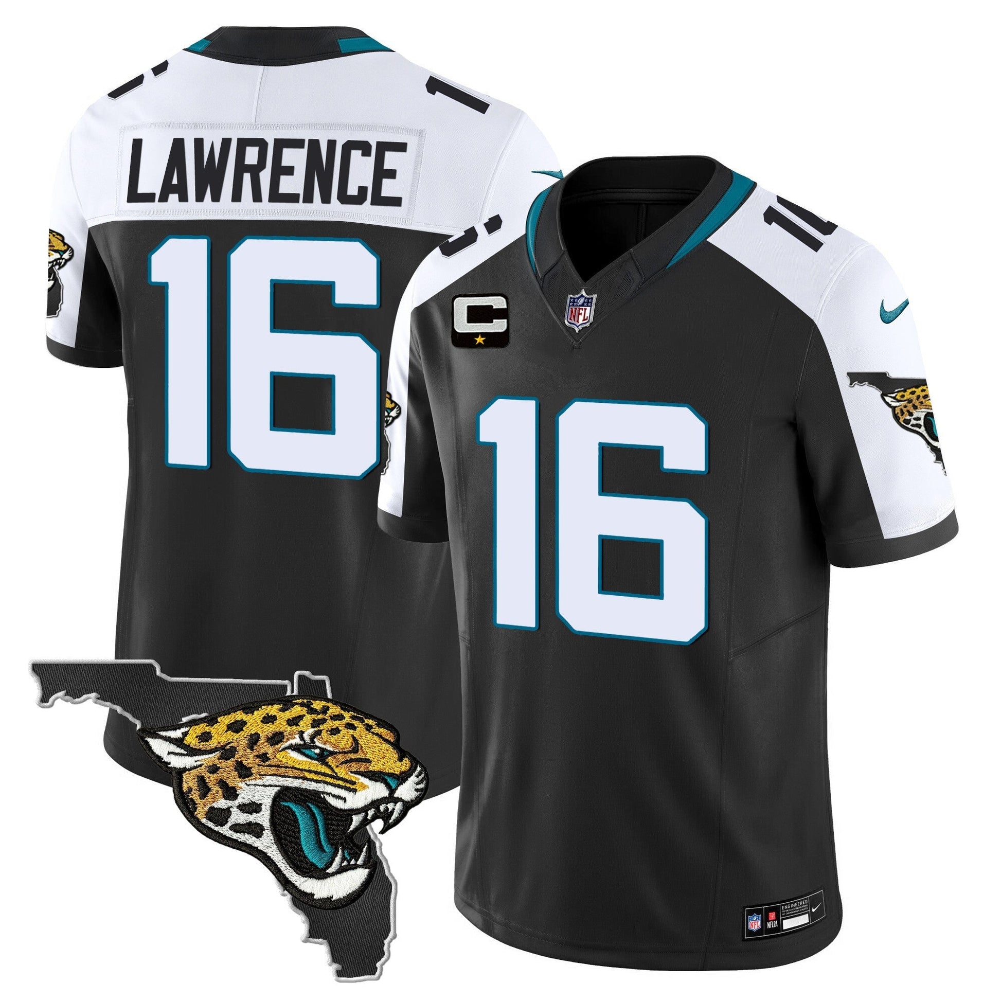 Men's Jacksonville Jaguars Florida Patch Vapor Jersey - All Stitched