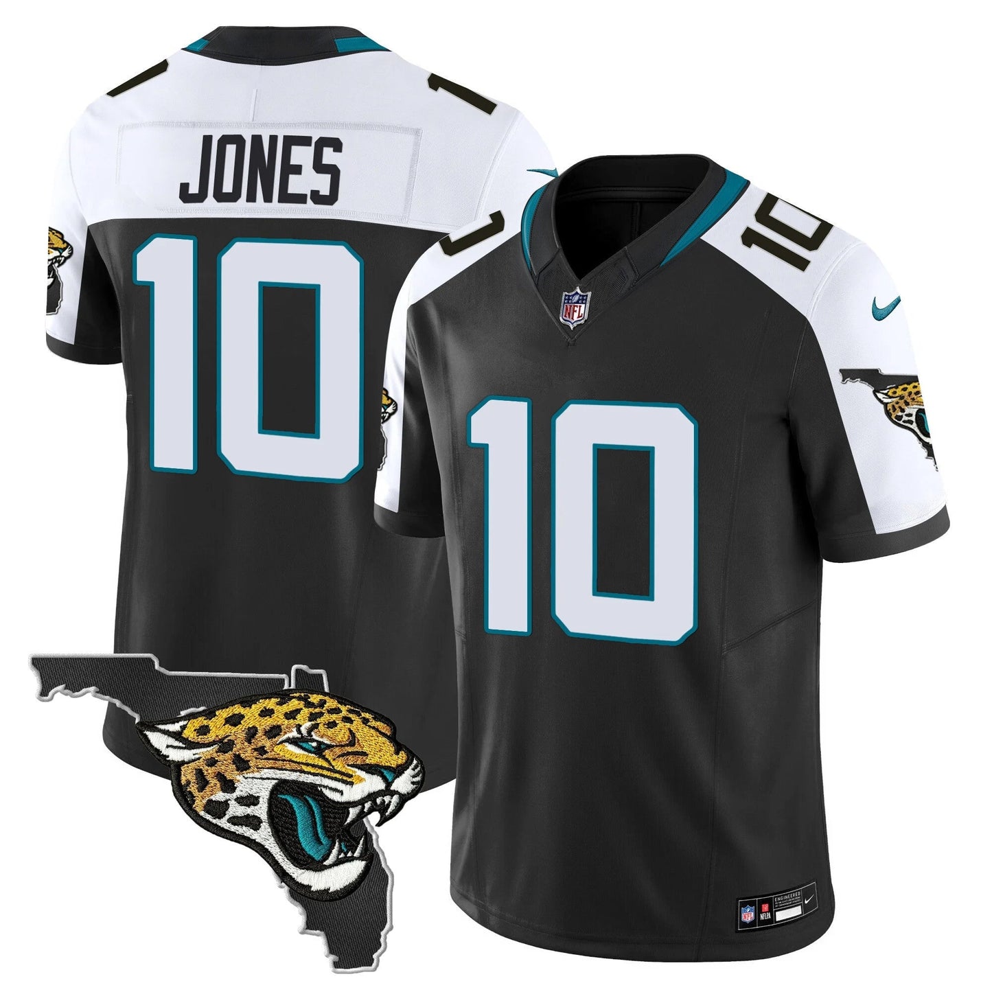 Men's Jacksonville Jaguars Florida Patch Vapor Jersey - All Stitched