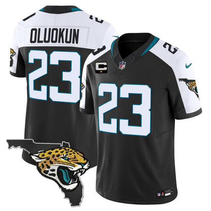 Men's Jacksonville Jaguars Florida Patch Vapor Jersey - All Stitched