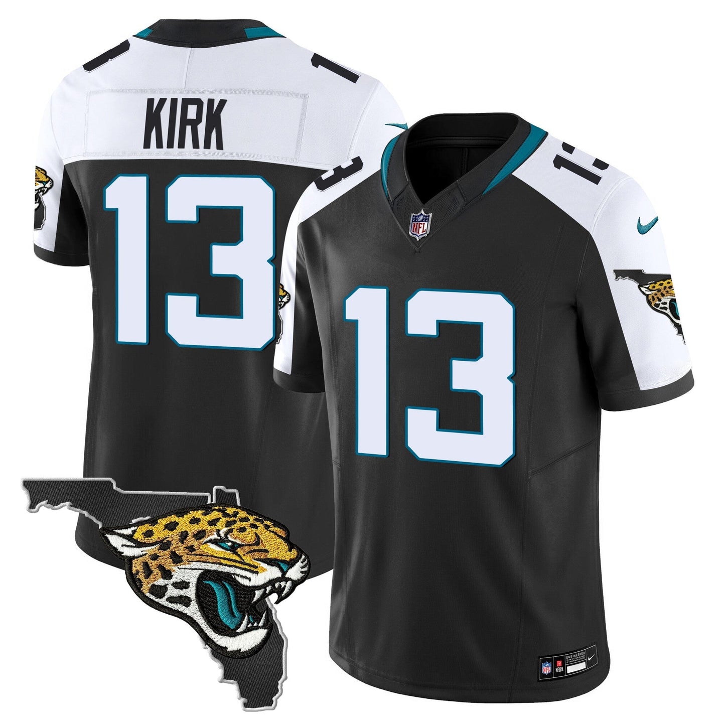 Men's Jacksonville Jaguars Florida Patch Vapor Jersey - All Stitched