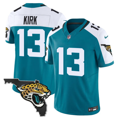 Men's Jacksonville Jaguars Florida Patch Vapor Jersey - All Stitched