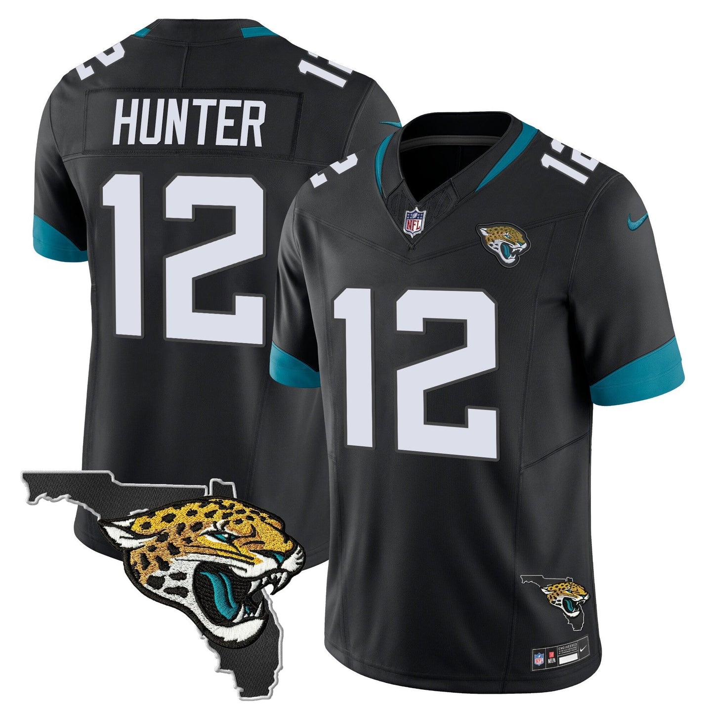 Men's Jacksonville Jaguars Florida Patch Vapor Jersey - All Stitched