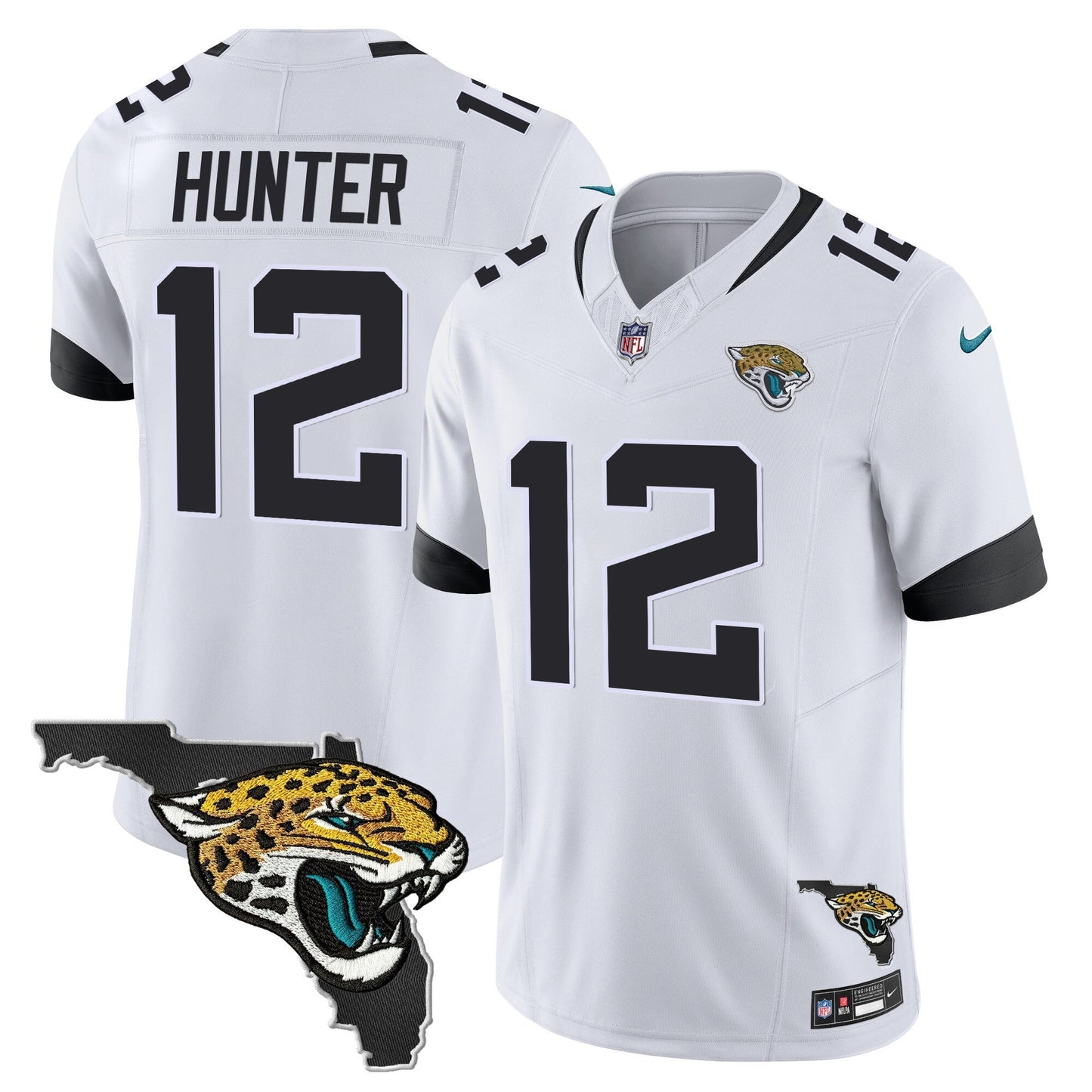 Men's Jacksonville Jaguars Florida Patch Vapor Jersey - All Stitched