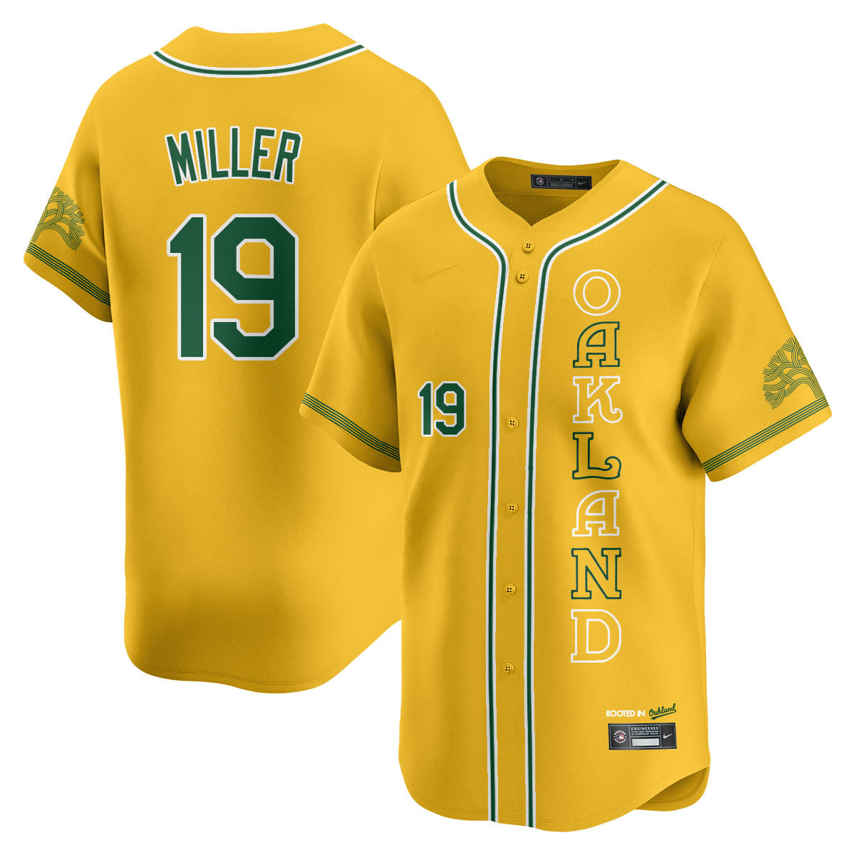 Men's Oakland Athletics City Connect Concept Jersey - All Stitched