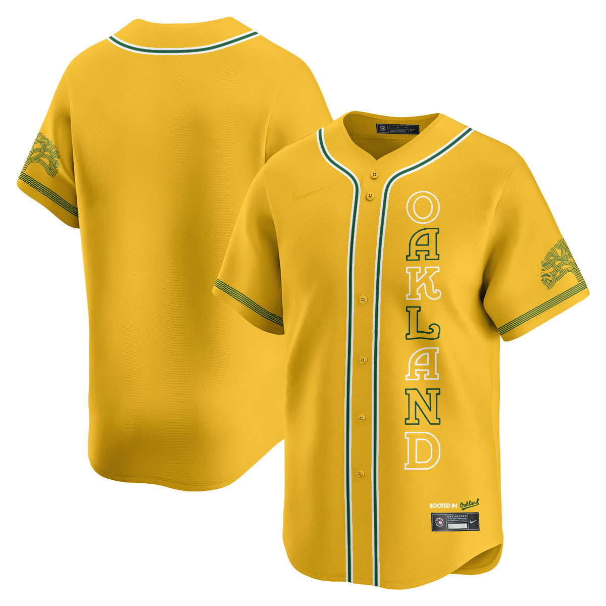 Men's Oakland Athletics City Connect Concept Jersey - All Stitched