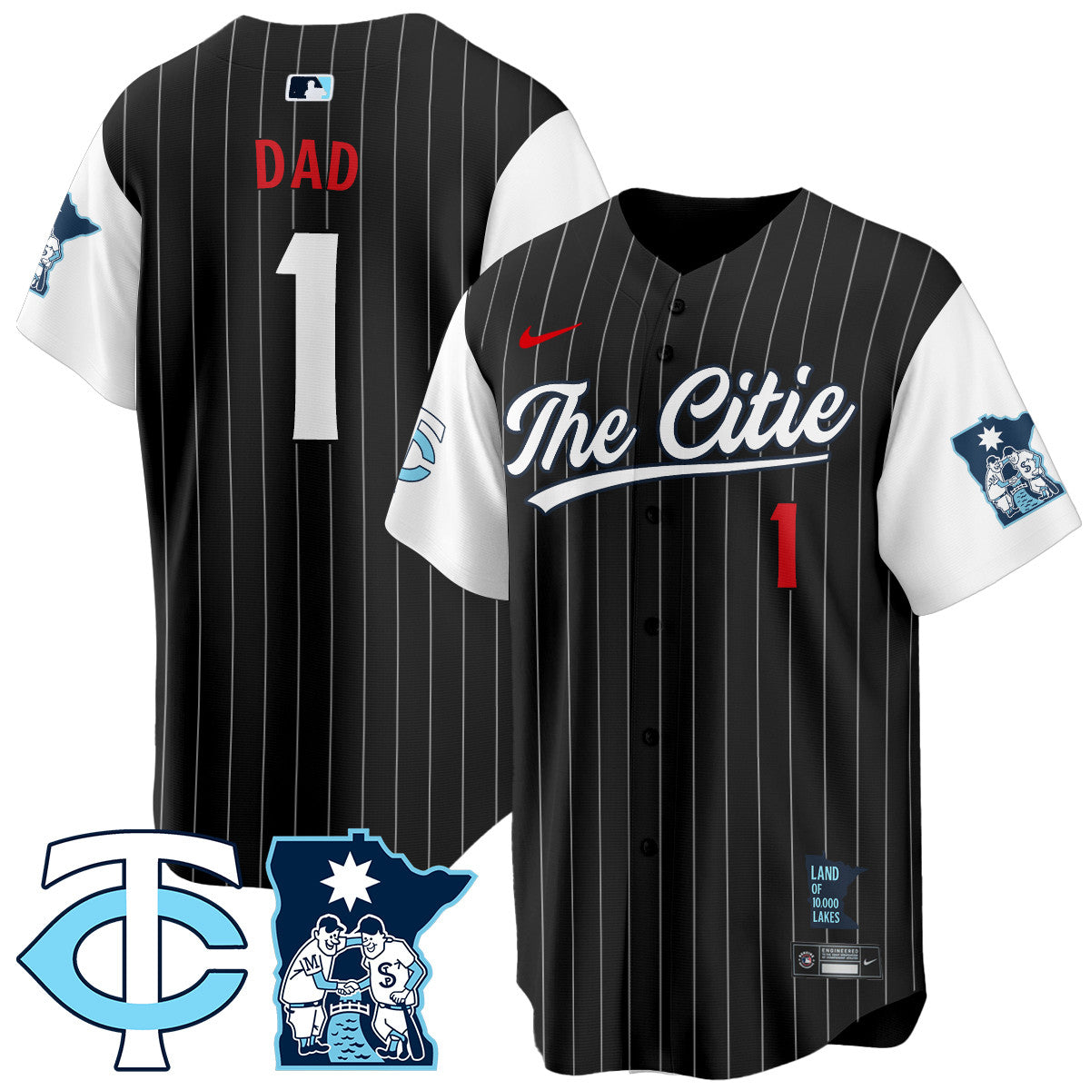 Men's Minnesota Twins City Connect Concept Jersey - All Stitched