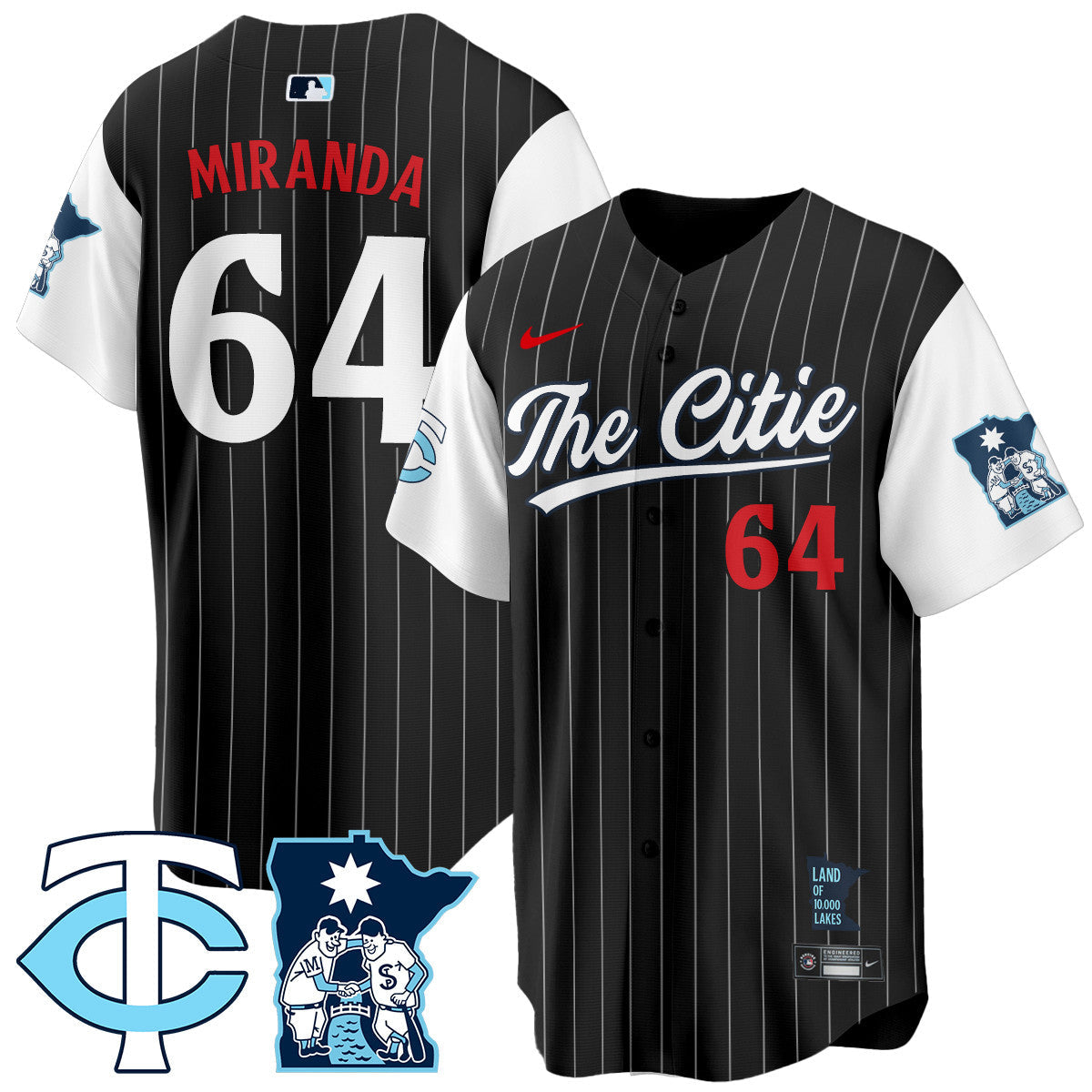 Men's Minnesota Twins City Connect Concept Jersey - All Stitched