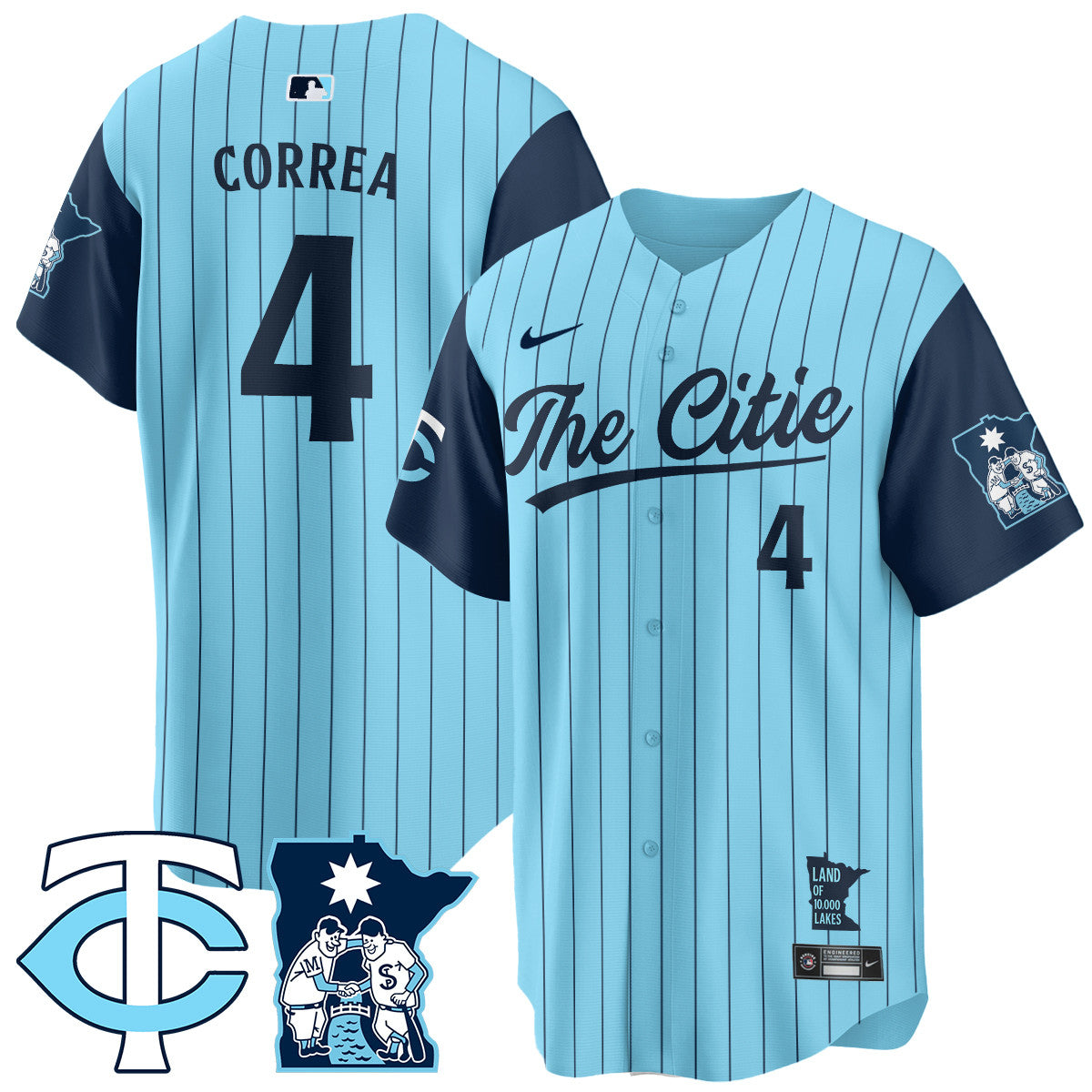 Men's Minnesota Twins City Connect Concept Jersey - All Stitched