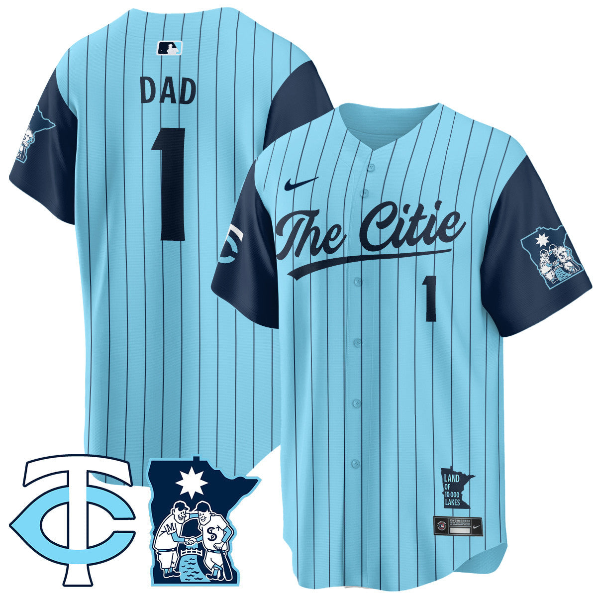 Men's Minnesota Twins City Connect Concept Jersey - All Stitched