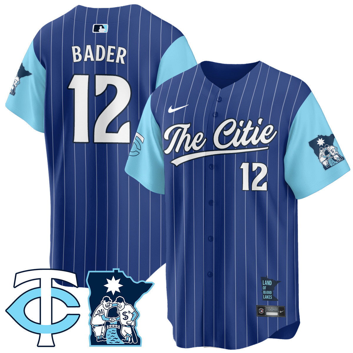 Men's Minnesota Twins City Connect Concept Jersey - All Stitched