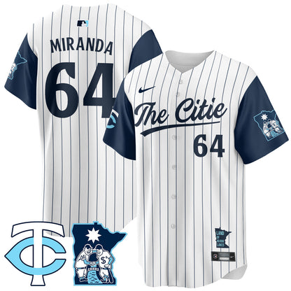 Men's Minnesota Twins City Connect Concept Jersey - All Stitched