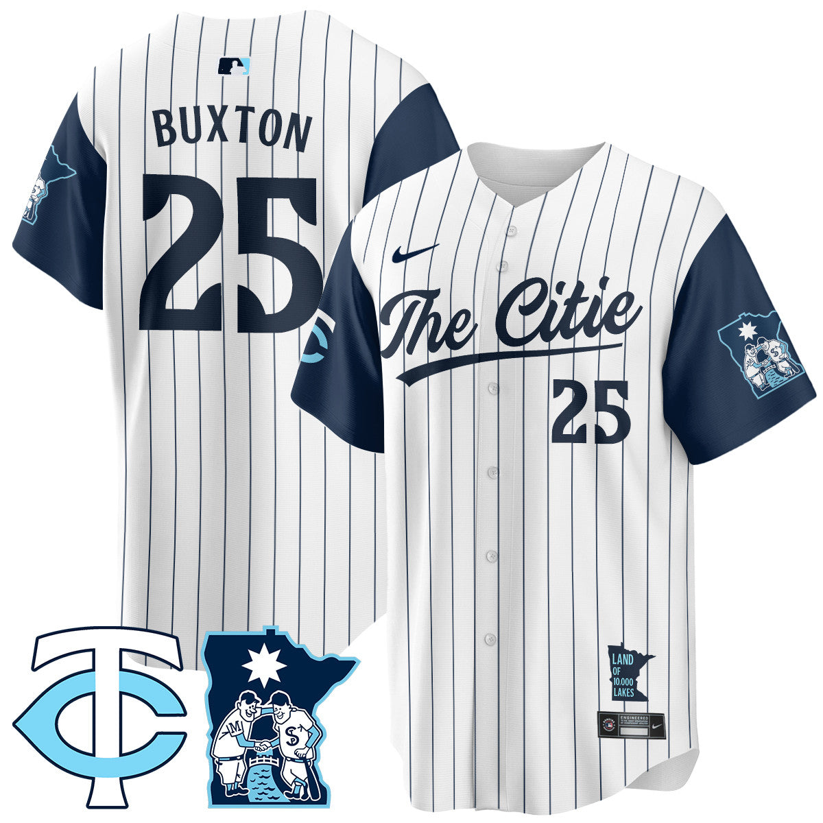 Men's Minnesota Twins City Connect Concept Jersey - All Stitched