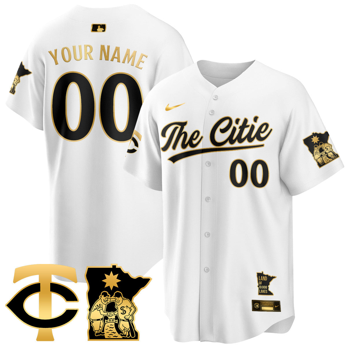 Custom Name/Gender Minnesota Twins City Connect Concept Jersey - All Stitched