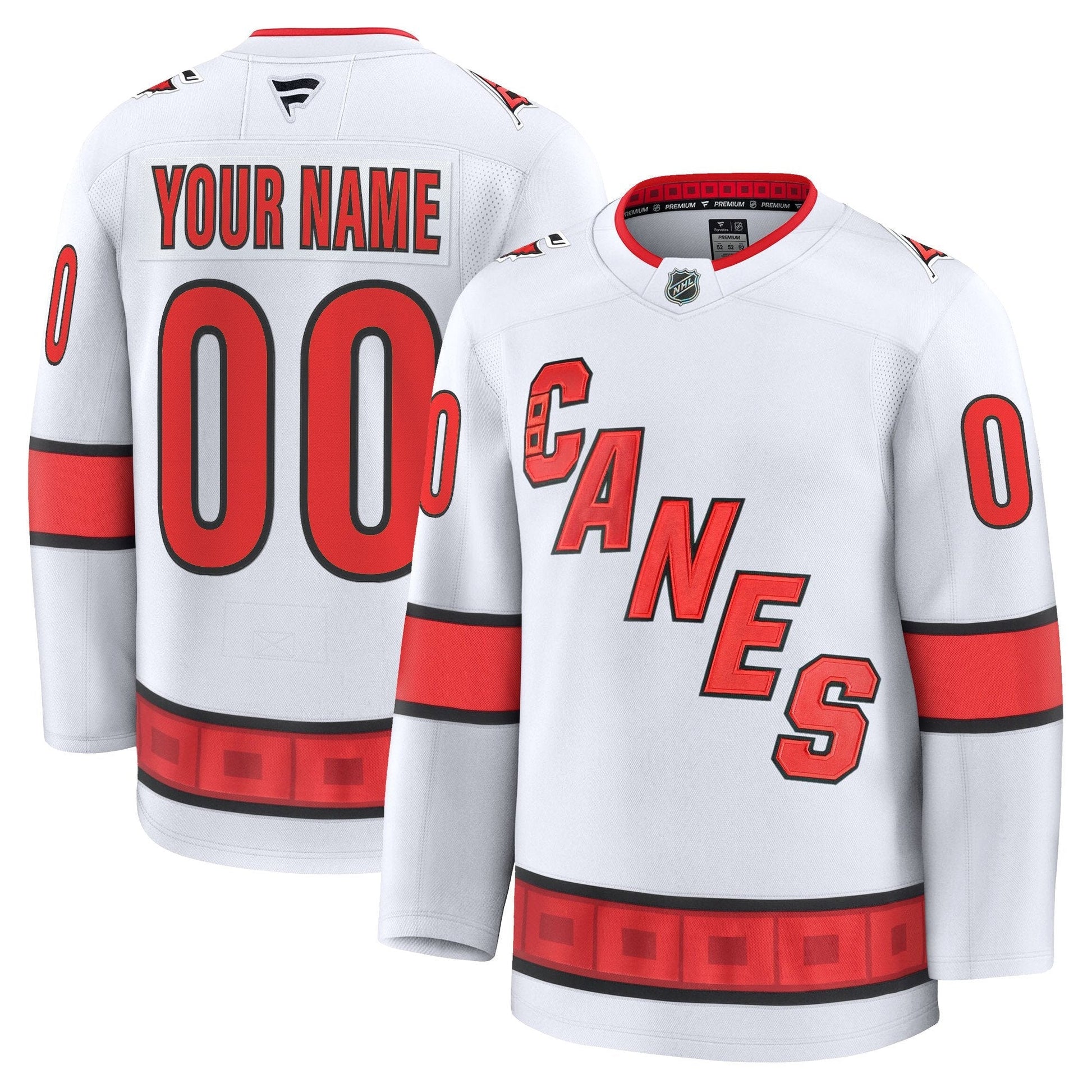 Carolina Hurricanes 2025 - 26 Premium Custom Jersey - All Stitched