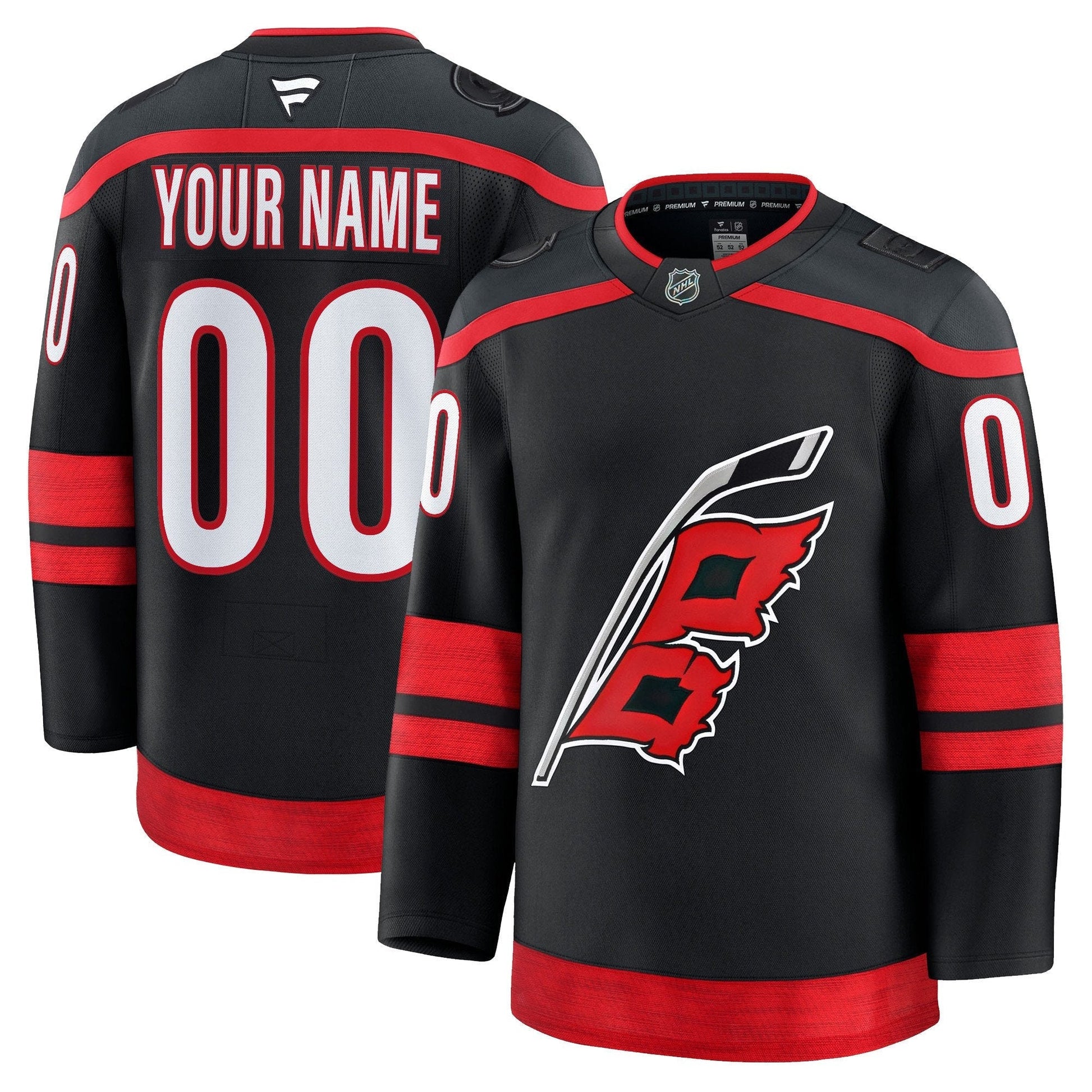 Carolina Hurricanes 2025 - 26 Premium Custom Jersey - All Stitched