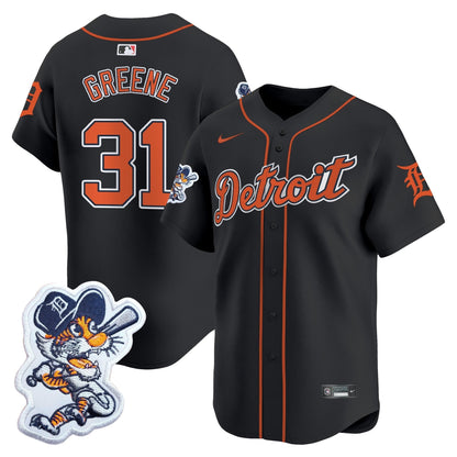 Men's Detroit Tigers Paws Patch Vapor Premier Limited Jersey - All Stitched