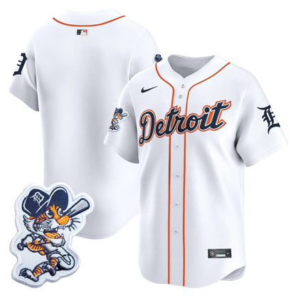 Men's Detroit Tigers Paws Patch Vapor Premier Limited Jersey - All Stitched