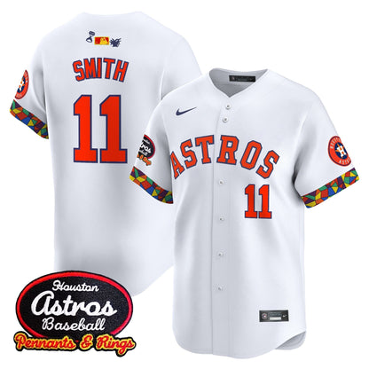 Men's Houston Astros x El Tiempo Cantina Vapor Premier Limited Jersey - All Stitched