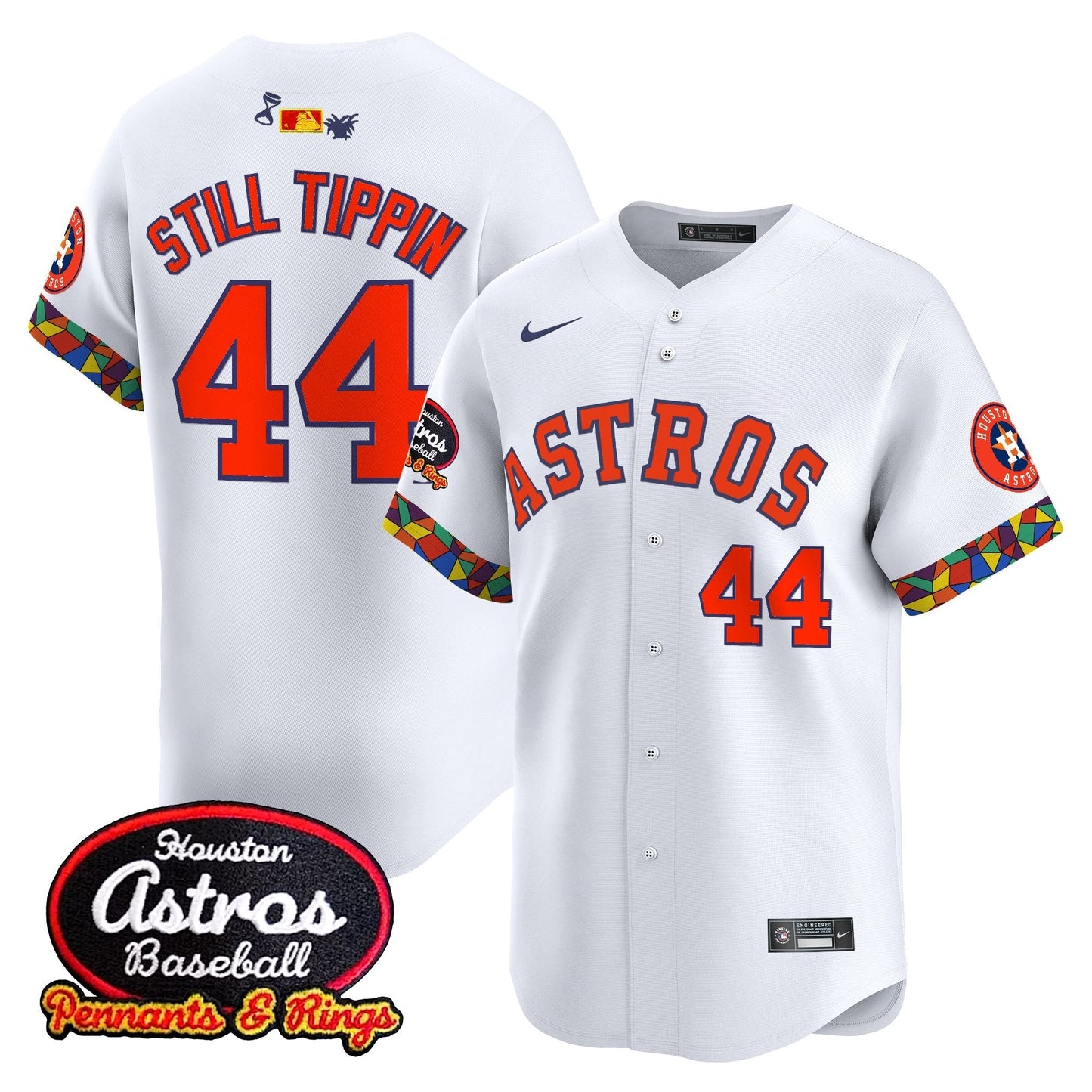Men's Houston Astros x El Tiempo Cantina Vapor Premier Limited Jersey - All Stitched