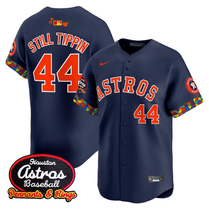 Men's Houston Astros x El Tiempo Cantina Vapor Premier Limited Jersey - All Stitched