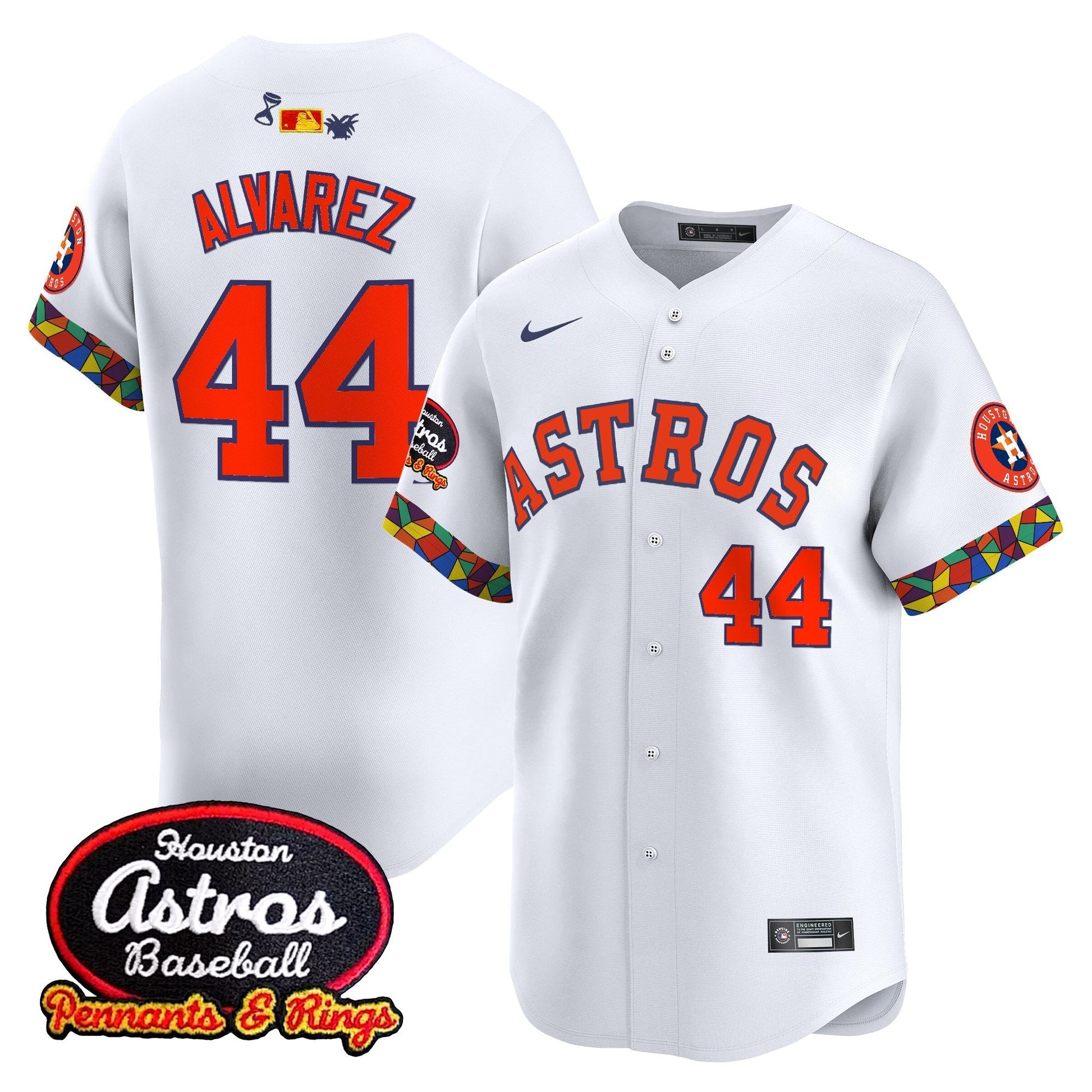 Men's Houston Astros x El Tiempo Cantina Vapor Premier Limited Jersey - All Stitched