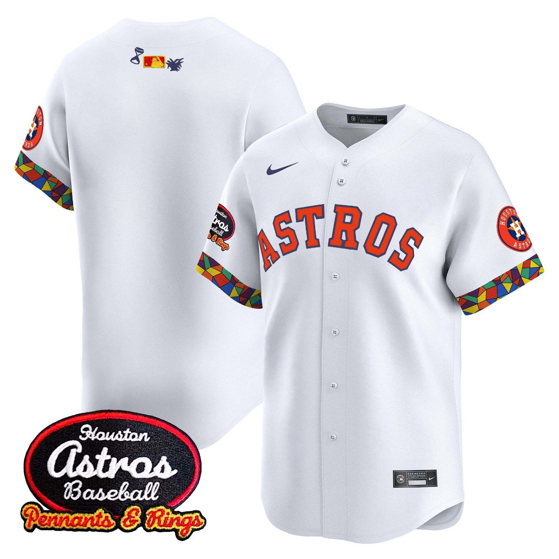 Men's Houston Astros x El Tiempo Cantina Vapor Premier Limited Jersey - All Stitched