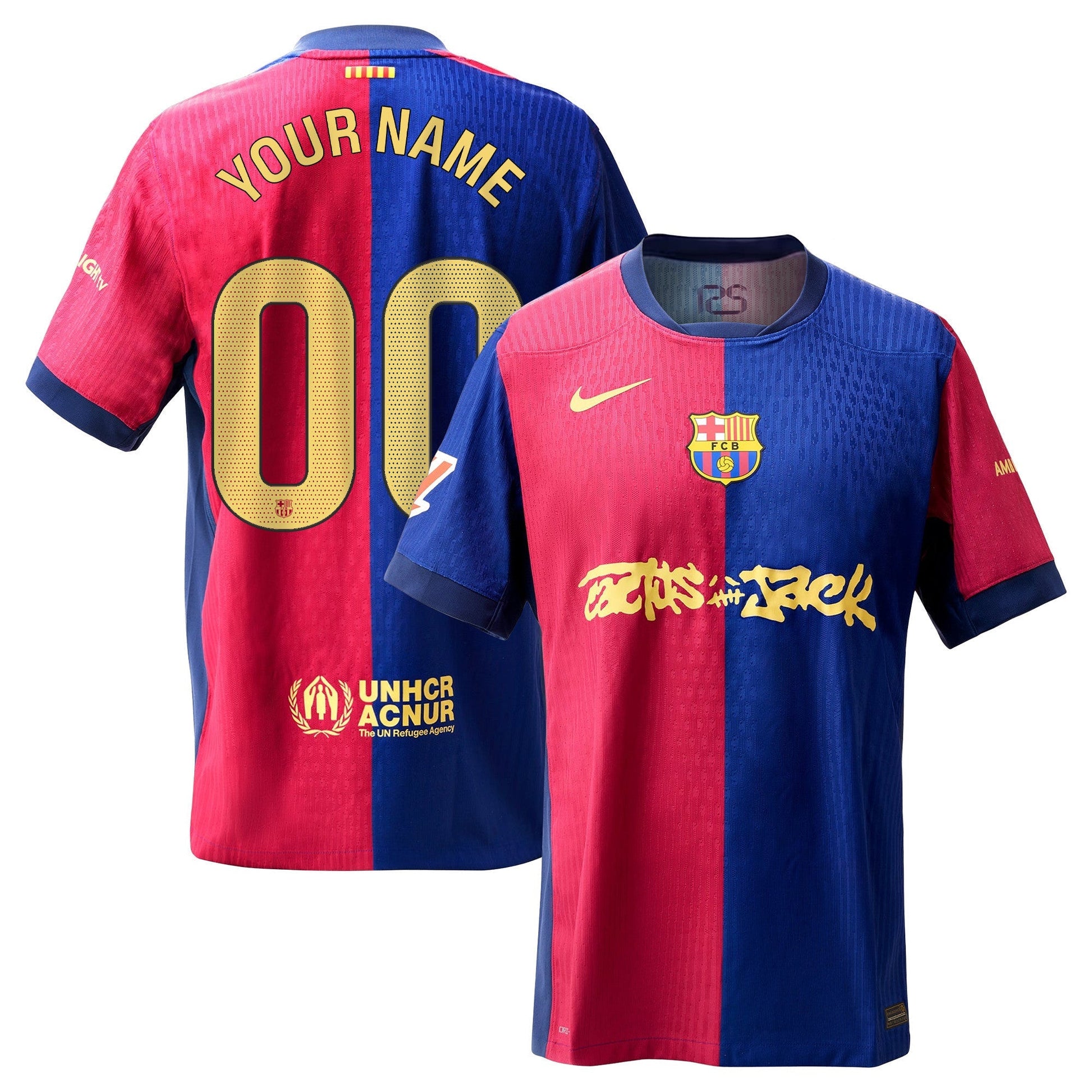 FC Barcelona x Travis Scott Edition 2024/25 Limited Custom Jersey