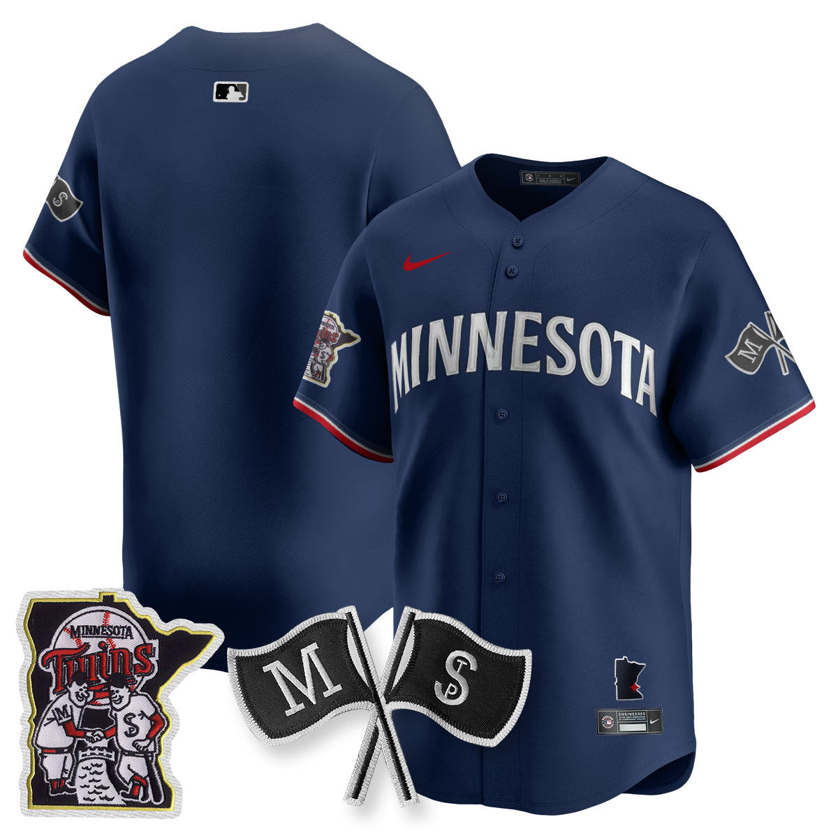 Men's Minnesota Twins Alternate Limited Jersey - All Stitched