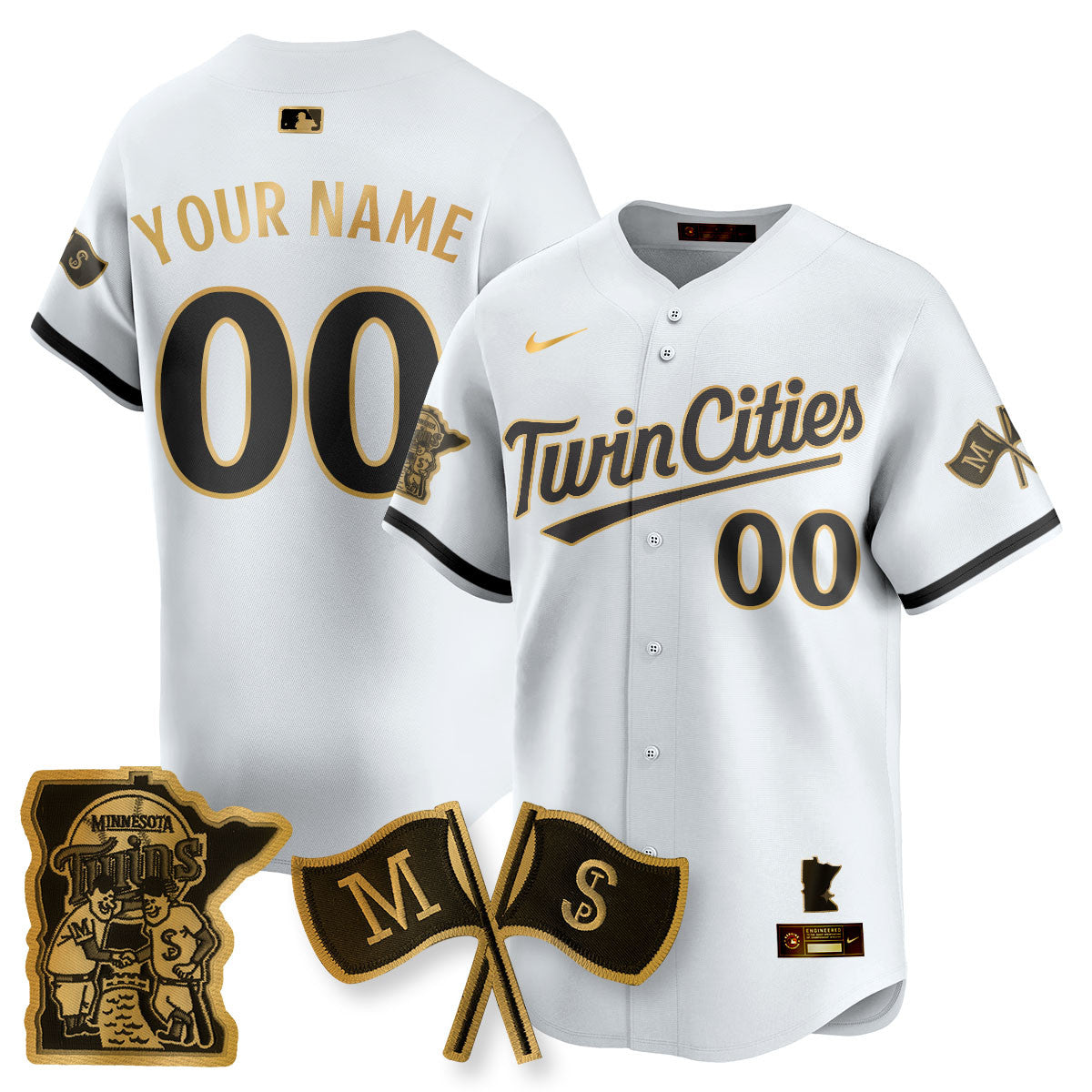 Custom Name/Gender Minnesota Twins Alternate Limited Jersey - All Stitched