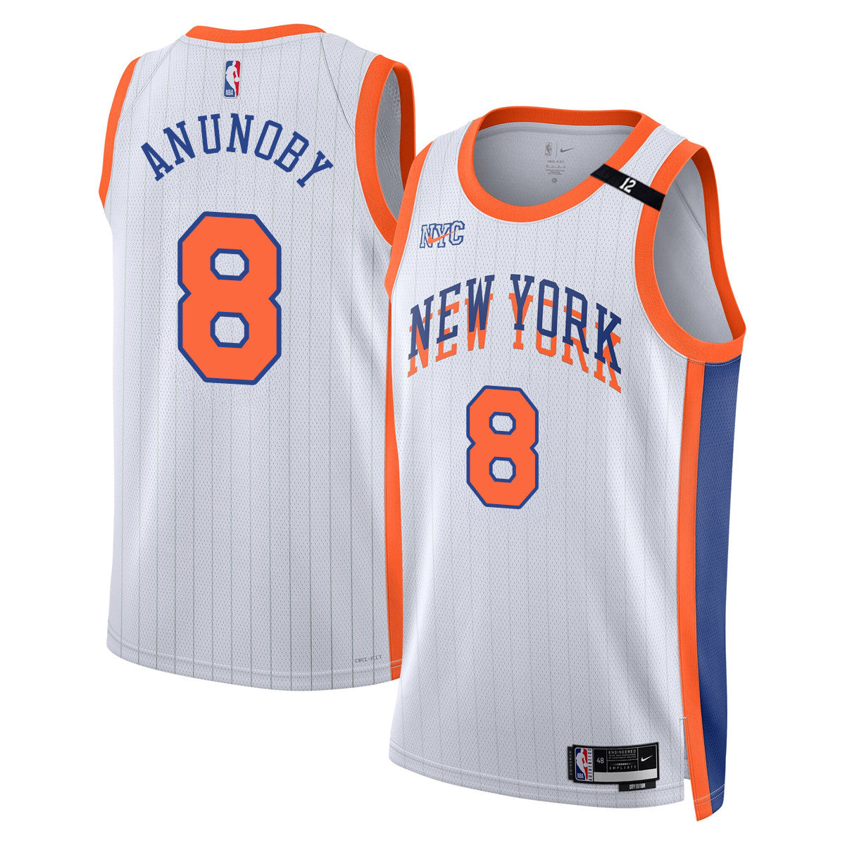 Men's New York Knicks Honour Dick Barnett Jersey - All Stitched