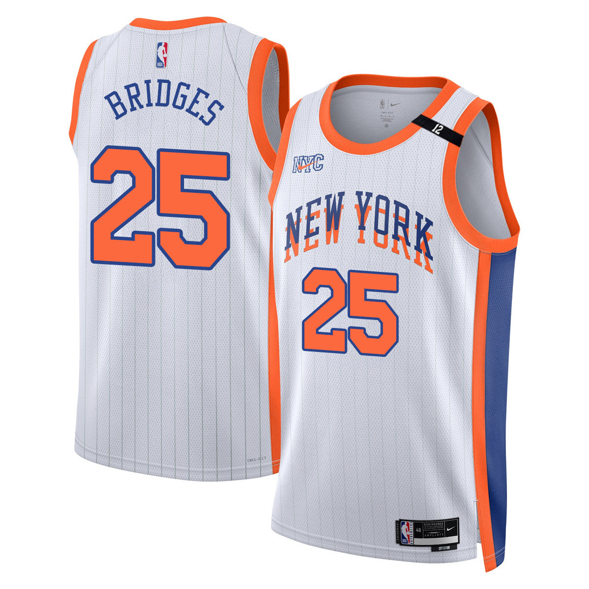 Men's New York Knicks Honour Dick Barnett Jersey - All Stitched