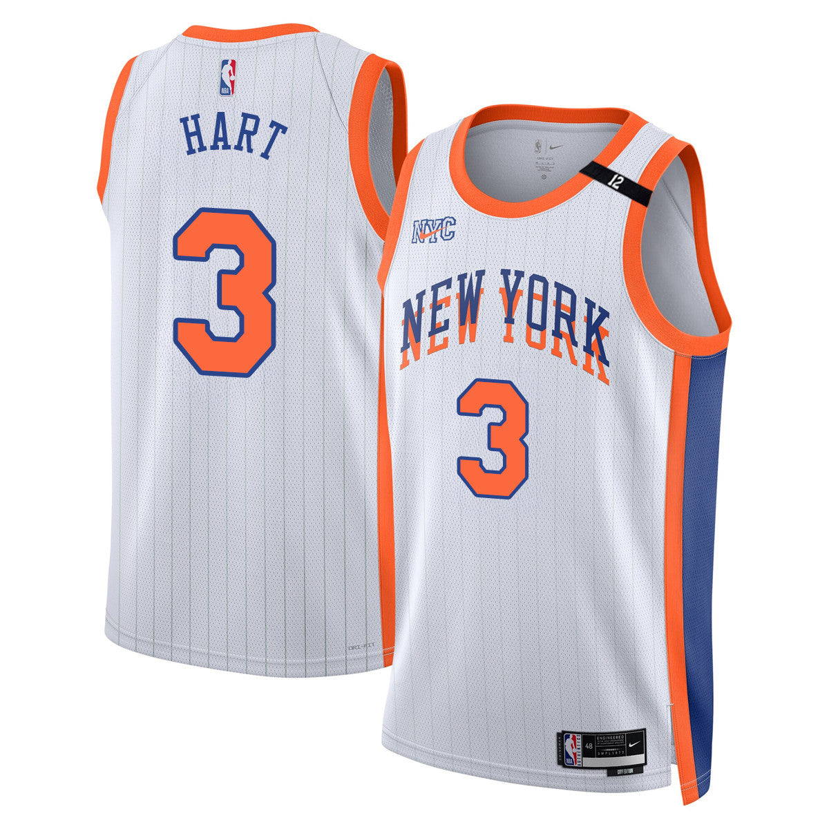 Men's New York Knicks Honour Dick Barnett Jersey - All Stitched