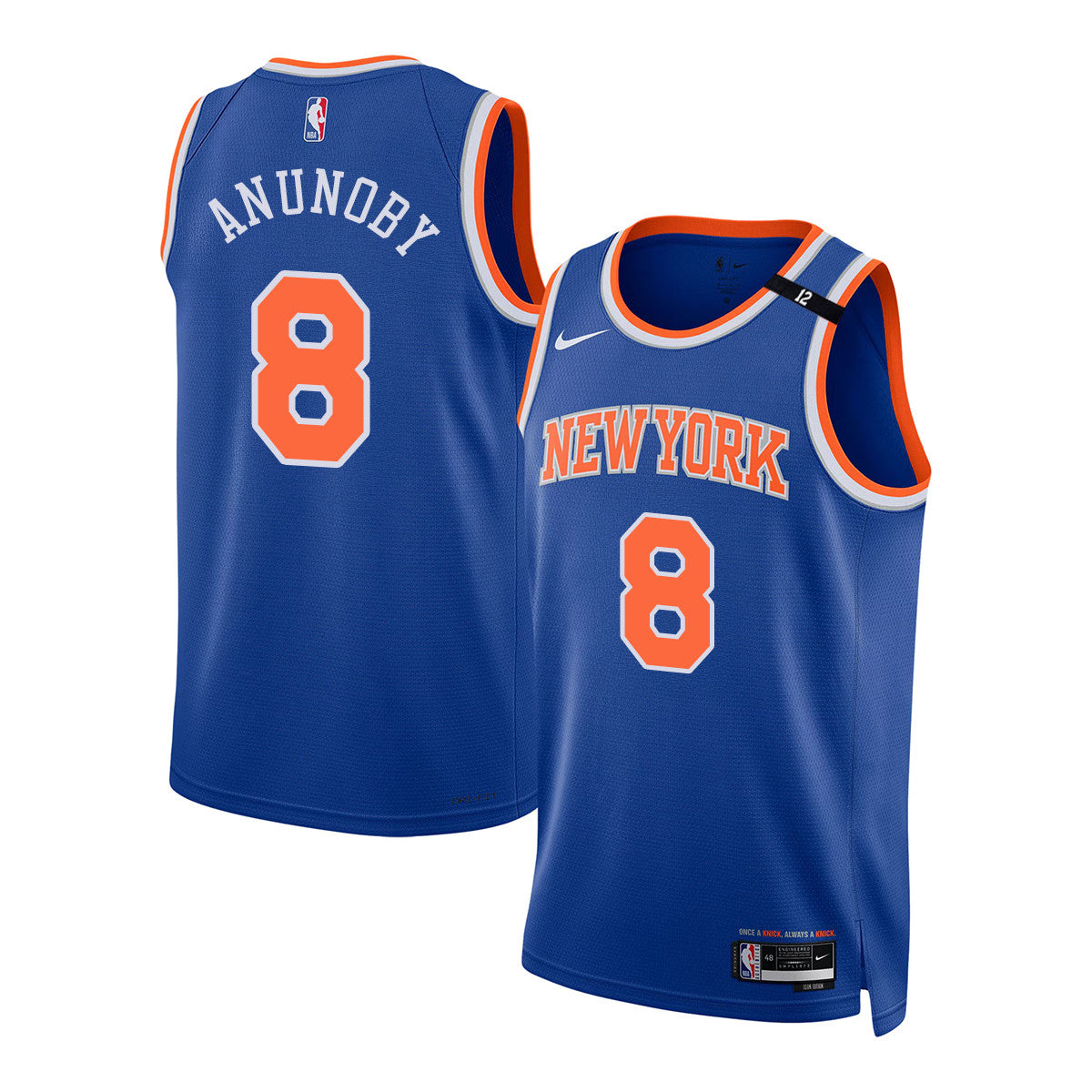 Men's New York Knicks Honour Dick Barnett Jersey - All Stitched