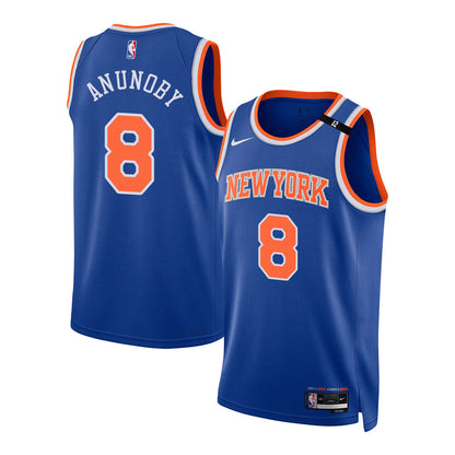 Men's New York Knicks Honour Dick Barnett Jersey - All Stitched