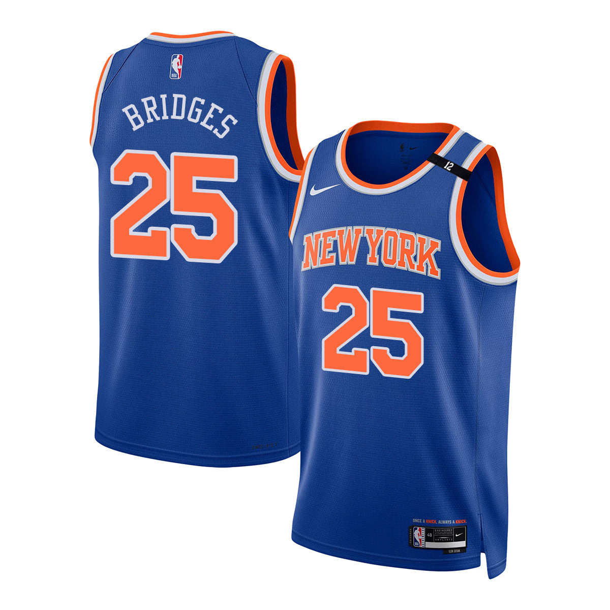 Men's New York Knicks Honour Dick Barnett Jersey - All Stitched