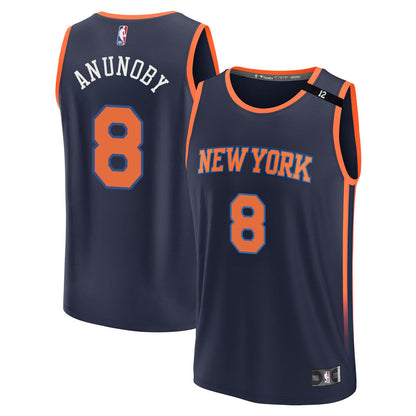 Men's New York Knicks Honour Dick Barnett Jersey - All Stitched