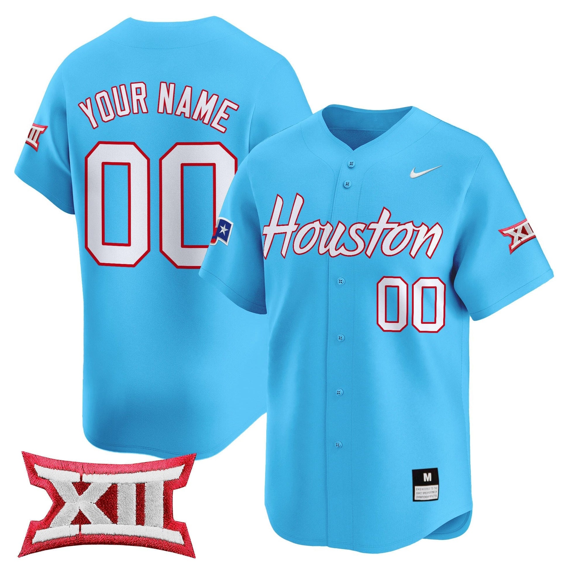 Houston Cougar 2025 Vapor Premier Limited Custom Jersey - All Stitched