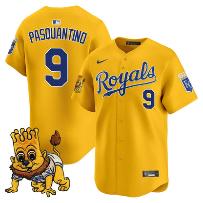 Kansas City Royals Sluggerrr Patch Vapor Premier Limited Jersey - All Stitched