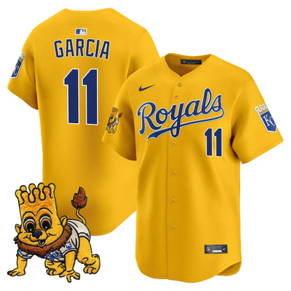 Kansas City Royals Sluggerrr Patch Vapor Premier Limited Jersey - All Stitched