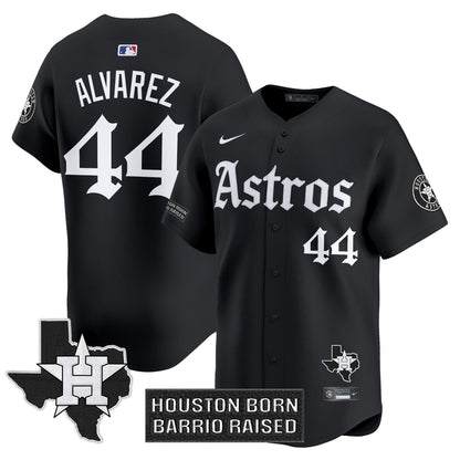 Men's Houston Astros 'Gothic Edition' Vapor Premier Limited Jersey - All Stitched